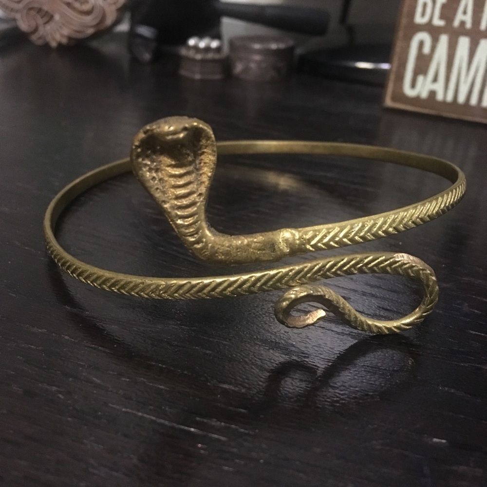 🆕Brass snake armband 🐍